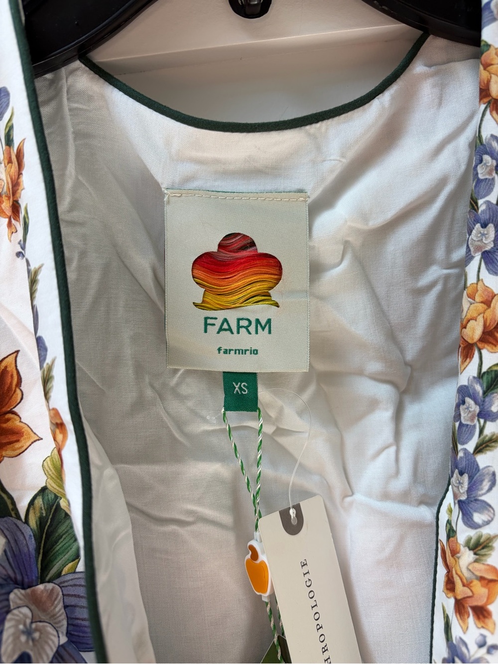 NWT Farm Rio Nature long sleeve maxi dress - Picture 5 of 7